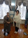 Встреча с мастерицами компании "ОренбургШаль" в Библиотеке им. Крупской