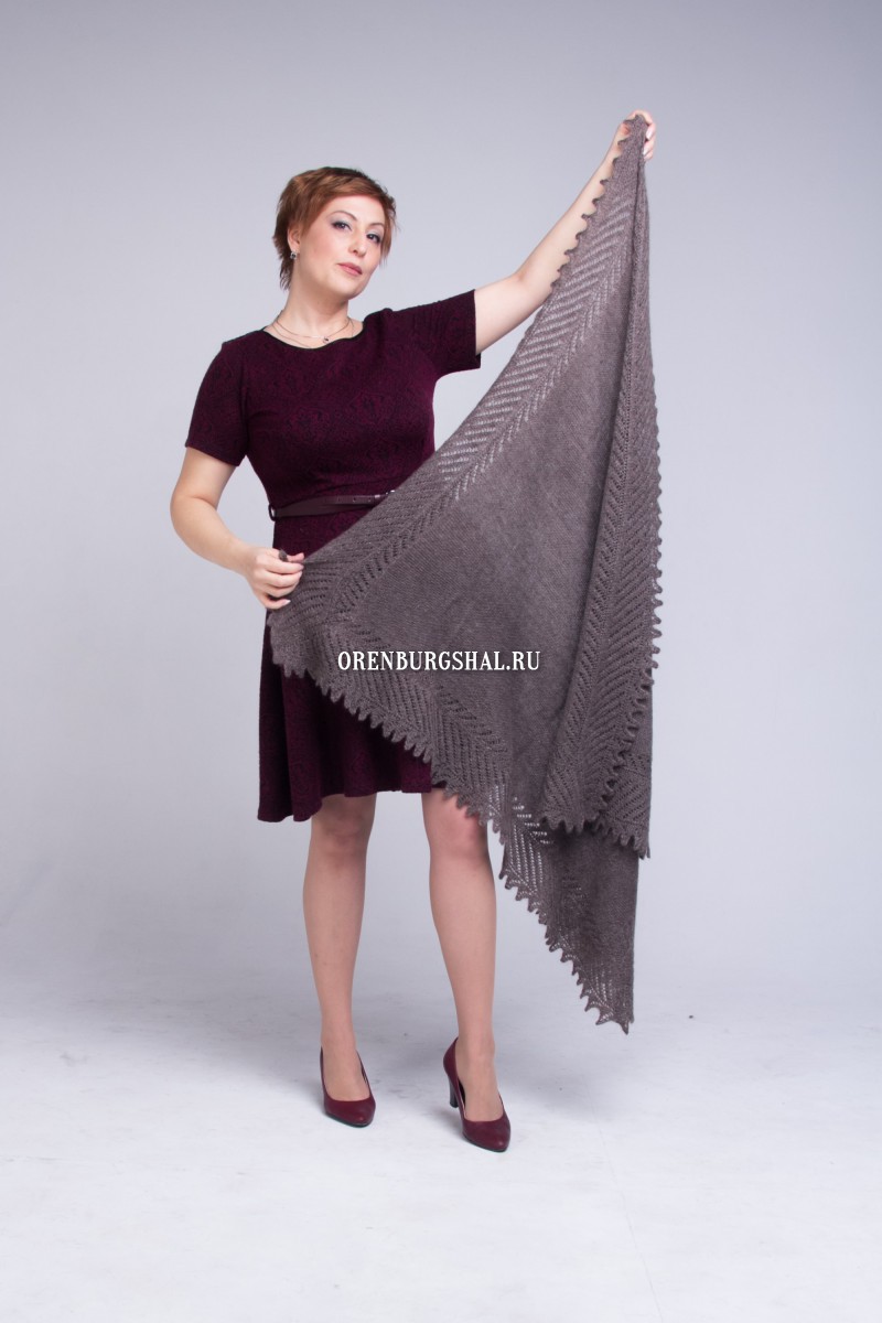 Gray shawl 'Classic'