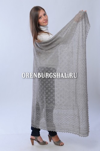 Gray shawl