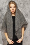 Lacy gray shawl 'Inspiration'
