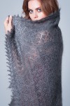 Lacy shawl 'Romantic nature'
