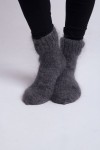 Теплые серые носки