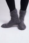 Мужские теплые серые носки