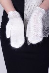 White mittens 'Fortune'