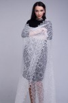 Lacy shawl "Winter magic"