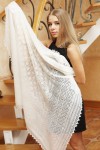 White shawl 130x130